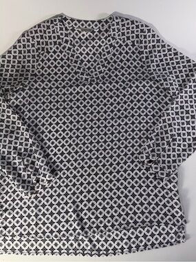 Pleione tunic 3/4 sleeve Medium Hi-lo sheer breezy